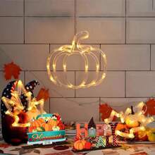 1/130 Sets verfügbar, 2 Stücke/Set 2D Herbst Erntedank fröhlicher Kürbis Truthahn Gewürz Ernte Holzretro Tischdekoration geeignet für Herbst Erntedank Thema Bauernhaus Dekoration, Zimmer Dekoration, Heimdekoration