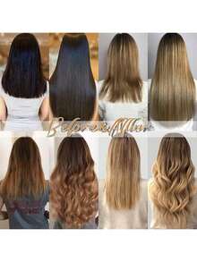 20PCS 50G Tape In Hair Extensions Human Hair, #6 Light Brown, 16-26 Inch Double Sided Tapes Ins Human Hair Extensions,  Adhesive Extension Seamless Invisible Skin Weft, Silky Straight With Thick Ends, Remy Human Hair Add Length For Woman Everyday Hairstyle Cosplay Daily Wedding Party Halloween Use - S6 - View 5