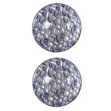 2/4 件套日式陶瓷饭碗，8 英寸，2/4 件套，陶瓷拉面碗，适用于微波炉和洗碗机，椭圆形，适合面条、汤、沙拉 - 非常适合厨房和餐厅、学校用品