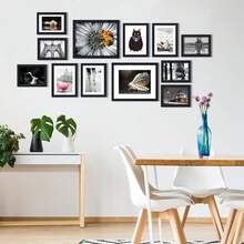 Tomnk Picture Frames Set, 15 Pack Black Picture Frames Collage Wall Decor For Assorted Photos, Three 8x10, Six 5x7, Six 4x6 For Wall Hanging Or Tabletop Display - Nhiều màu - Xem 7