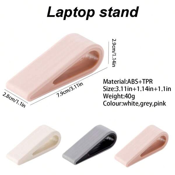 2pcs Laptop Cooling Pad, Wireless Desk Stand For Notebook, Gaming PC, Office Use, Adjustable Leg Riser For Heat Dissipation,For School Supplies,Back To School