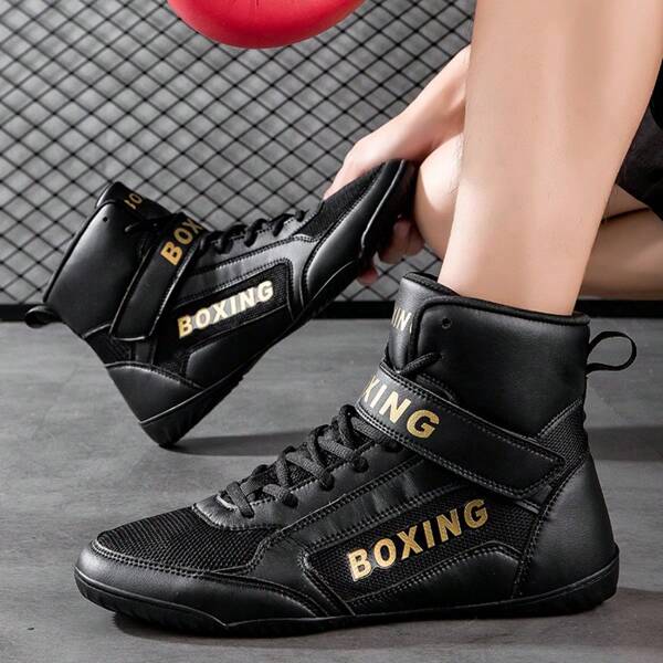Men Boxing Shoes Top Quality Fighting Classic Training Wrestling Shoes Top Quality Sneaker Women Sports Boxing Boots Sneakers