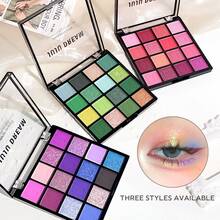 JUJU DREAM Paleta de sombras de ojos de 16 colores - Brillante y Mate, Altamente Pigmentada, Larga duración, Vegana y Sin crueldad, Kit de Maquillaje Profesional para looks de día a noche - Multicolor - Ver 3