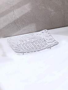 1pc/2pcs Glacier Pattern Soap Dish, Bathroom Vanity Standing Soap Holder, Minimalist & Elegant Soap Dish Rack - Multicolor - View 5