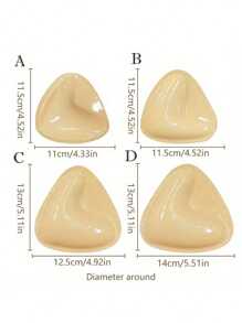 1 Paio di Reggiseno Adesivo Biadesivo, Riutilizzabile, Impermeabile, Cuscinetti per il Seno Autoadesivi con Sollevamento Istantaneo e Scollatura Aumentata, Adatto per Bikini, Costumi da Bagno, Abbigliamento Sportivo, Reggiseni Senza Spalline, con 10 Pezzi di Coperture Monouso per Capezzoli Boomba