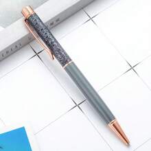 1PC Personalized Engraved Glitter Ballpoint Pen, Customized Quicksand Ballpoint Pen,Gift For Women, Stationery, Office Accessories,Writing Tools, School Supplies,Back To School