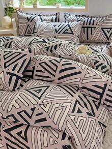 3 件套床上用品，柔软亲肤，包含 1 个羽绒被套和 2 个枕套，无填充物，适合宿舍、卧室、家居使用，多种尺寸可选