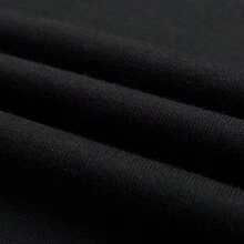 Adidas 男款T卹M 3S SJ T柔軟舒適休閒服飾運動短袖 - 黑色/白 - 查看 3