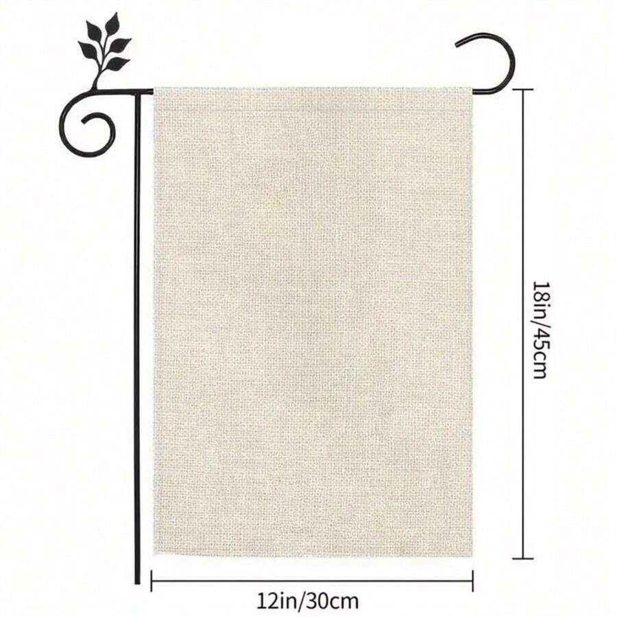 1 件情人节骷髅双面防水花园旗帜 - 12x18 英寸户外庭院装饰，带有跳舞骷髅、爱心和蜘蛛网设计，涤纶材质，适用于前门、草坪或家居装饰、节日门横幅、俏皮的幽灵设计、防风雨横幅