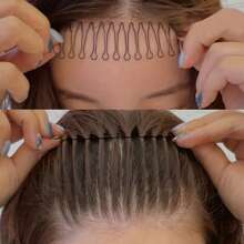 4 Stücke/Set Wellenkamm, Haarpflegewerkzeuge, Fixier Kamm, Haarspangen, Wellen Kamm Clips, Bobby Pins, Mini Pony Halter (für alle Jahreszeiten, Mädchen, Frisuren)