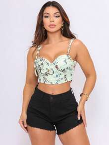 Stillger Moda Jeans Women's High Waist Jean Shorts With Lycra Frayed Hem And Premium Butt Lifting - 灰色 - 查看 3