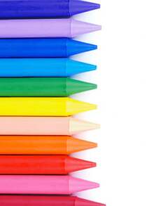 12 Cajas de 6 Crayones Cada una Color y Calidad Alta, Lápices de Colores - Multicolor - Ver 2