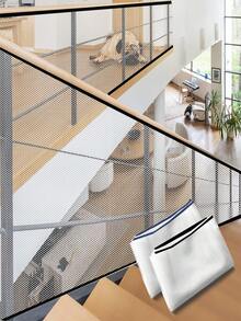 3M 加厚楼梯防护网绳网阳台防护网儿童楼梯网防坠落网楼梯网，耐用楼梯护栏网 - 彩色 - 查看 8