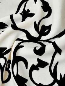 Camisa negra resistente y versátil para hombres, que desbloquea el encanto del vaquero occidental, camisa de manga larga estampada para hombres, y elegante, que enciende el ambiente callejero, otoño - Blanco - Ver 4