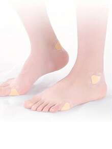 8/50pcs Gel Heel Protectors: Heel Liner, Shoe Insoles, Pain Relief And Foot Care Cushion Pads - Clear - View 8