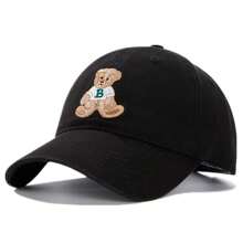 JZML 1 Unisex Bear Embroidery Casual Baseball Cap
