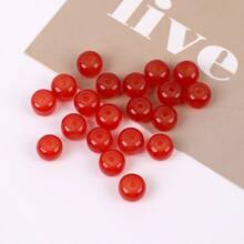 50pcs/Pack Bi-Color Gradient Lucite Beads Bracelet Strand Bead DIY Jewelry Accessories