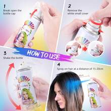 Hair Color Wax,Temporary Hair Wax Color, Hair Color Dye Pomades,Washable Hair Coloring Natural Hair Strong Style Gel Cream Hair Dye For Party,Hollowen,Cosplay. (Blue, 120ml) - 藍白色 - 查看 6