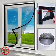1pc Self Adhesive Anti-Mosquito Window Screen Window Screen Mesh, Anti-Mosquito Insect Screen Window Mesh, Simple Installation No Punching Self-Adhesive Type, Household Screen Window Invisible Mesh Easy To Clean Detachable - Grey - View 3