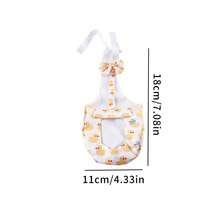 Duck Diapers Washable Nappy Adjustable Pet Bowknot Clothes With Elastic Band Hen Vest Chicken Physiological Pants Goose Flight Suits Farm Chicken Duck Vest Hen Belt Pet Harness Matching Collars Bow Comfortable Leads Breathable Poultry Supplies - Multicolor - View 7