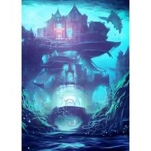 1 件/3 件墙面艺术海报可选框架/带框万圣节幻想艺术可爱鬼魂艺术海报印刷品适用于画廊客厅家居装饰黑暗万圣节帆布画墙面艺术画礼物 - 彩色 - 查看 35