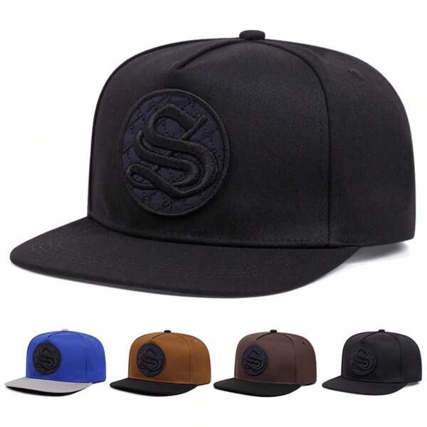1 Pieza Gorra de béisbol para hombre, con bordado de letras de nota, casual y sencilla, sombreado y protección solar, gorra de hip-hop, ajustable para hombres y mujeres, regalo, vacaciones