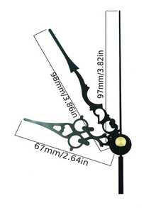 1/2/3sets Movement Shaft Quartz Clock Silent DIY Clock Mechanism Wall Clock Movement Parts, Repair Replacement Clock Accessories Kit Home Decor Back To School Room Decor School Supplies