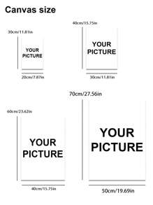 1 Pc, Optional Frame, Large Size Custom Canvas Posters - Make A Custom Square. It Must Be A Square, It Can Be Selfie, Anime, Cartoon, Music, Star, Landscape, Architecture, Letters And So On, Room Decoration Stuff, Wall Art Poster No Frame, Living Room Sofa Background Decor, Foyer Corridor Decor, Home Decor, Bedroom Decor, Bathroom Decor, Decor Room, Office Decor, School Decor, Art Gift, PVC Rigid Pipe Packaging