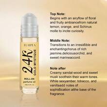 FLATPEA 1 件 10ml 滚珠香水油 - 奶油香草 / 24K 柠檬橙香味，适合日常使用和约会，是送给他/她的完美礼物 - 10ml - 查看 5