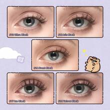 Wosado Soft Magnetic Eyelashes All-In-One Box, Bearisbug Limited Edition Magnetic Eyelash Extensions, Waterproof, Reusable, Glue-, Eyeliner-Makeup Cosmetic - #12 Iris Black BearisBug Tất cả trong một - Xem 3