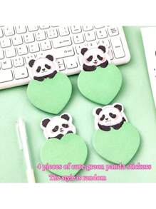 4 colores, 120 pegatinas lindas de gatos, pegatinas de perros, pegatinas adorables de pandas, pegatinas con forma irregular, pegatinas de papelería escolar, pegatinas de dibujos animados N veces, pegatinas lindas, adecuadas para la oficina y el estudio