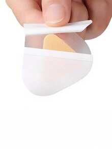 8/50pcs Gel Heel Protectors: Heel Liner, Shoe Insoles, Pain Relief And Foot Care Cushion Pads - Clear - View 5