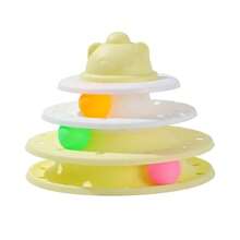 New Cat Head Cat Turntable Cat Self Hi Track Play Plate Interactive Educational Cat Toy Pet Supplies