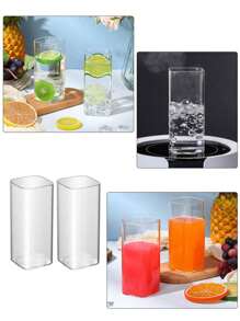 Personalized Square Glass Tumbler With Lid And Straw – Custom Name Iced Coffee Cup, Reusable Smoothie Juice Bottle, Custom Office Tumbler, Home Drinkware Personalized, Clear Glass Bottle CupClear Drinking Glass For Cold Beverages, Gifts For Women And Moms