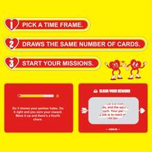 KAWAII KOI CUPID'S MISSION Couples Card Game-Hilarious Real-Life Games For Couples, 54 Scratch-Off Card Games Served Couples, Funny Gifts For Valentine's Day, Date Nights, Christmas, Anniversaries & More