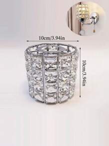 1pc Luxury Lamp Shade, Compatible With E27/E14 Bulb Base, Suitable For Living Room, Bedroom, Dining Room, Home Decoration, Hotel, Table Lamp Shade, Wall Lamp Shade, Pendant Light Shade, Rust-Resistant , Home Decor Light Accessories (1pc E27 To E14 Adaptor Included)