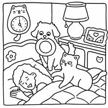 Neues freches Katzen Malbuch, ein Segen für Katzenliebhaber und Malbegeisterte, beinhaltet gemütliche Momente mit schelmischen Katzengefährten, Malbuch für Erwachsene, Lernspielzeug für Kinder, Familienzusammenkunft, Geschenk zum Schulanfang, Malbuch, Schulmaterial