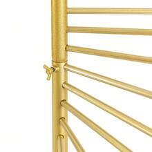 OUKANING Gold Retail Display Tie & Scarf Rack, Belt Hanger & Pants Rack Towel Organizer Hanging Bar, Floor Standing Tie Rack Scarves Rack Necktie Holder For Home Clothing Store Commercial - 金色 - 查看 8