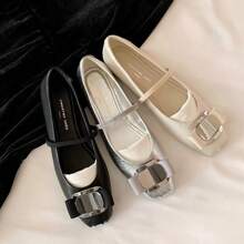 Women Pumps - 3286奶白色中跟 - 查看 3