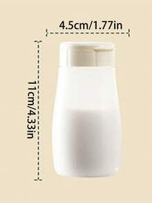 Mini Plastic Seasoning Jars, Condiment Containers, Spice Shakers, Small Kitchen Spice Jars For Salt, Pepper, Seasoning, Barbecue - Multicolor - View 2