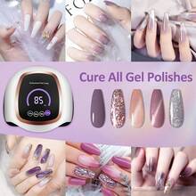 BAXBEY 180W V3 UV 42LEDs Nail Lamp With 4 Timer Automatic Sensing Professional Nail Dryer For Drying All Gel Polish Manicure Salon Equipment Tool.Gift A French White Nail Sticker To The Local Warehouse