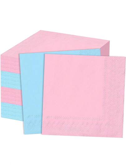 Servilletas de cóctel para revelación de sexo, baby shower, 40/80/120 piezas, 2 capas, servilletas de papel desechables para cena, boda, cumpleaños, graduación, fiestas festivas, restaurante, bar, evento nupcial, aniversario