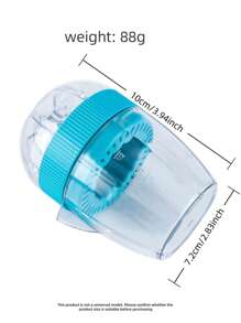 1 件手摇柠檬压榨器，厨房工具，塑料橙子和西柚榨汁机，带汁杯的便捷榨汁机 - 彩色 - 查看 6