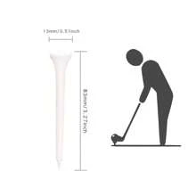 25 Pieces, 8.3cm (3.2in) Professional Plastic Golf Seats, Golf Training Accessories, Golf Trays, Golf Tees