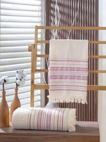 2 Pieces Towel Set – 1 Bath Towel (70x135 Cm) & 1 Hand/Face Towel (50x80 Cm) – – Soft, Quick-Drying – Made In Turkey