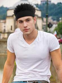 Męska dzianinowa czapka beanie z peruką, czapki beanie do hip-hopu, modny dodatek do kostiumu