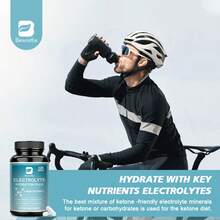 B BEWORTHS Beworths Electrolytes Hydration Capsules - 120pcs - Essential Minerals Supplement - Supports Hydration, Aids Daily Electrolyte Intake - Ideal For Physical Activity (Before, During, After) - Easy Daily Use - 1 bottle(60 capsules) - 查看 7