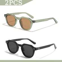 HBK HBK Herren TAC Polarisierte Brille TR90 Quadratischer Rahmen klassisch-lässige Mode neuer Stil Dekorative Lesebrille für Outdoor Urlaub Sport Angeln Reise Straßen Foto Party für Sommer Strand Urlaub, Outdoor, Reise