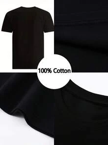 Mortician Band "Gateway To Beyond" Gothic Graphic Print Short Sleeve T-Shirt -Cotton Unisex Round Neck Tee For Women, Casual All-Season Wear, Machine Washable, Vintage T Shirts, Leisure Clothing, Bohemian Style Shirt, Comfortable Fit Shirt - 黑色 - 查看 2