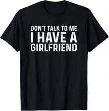 My Girlfriend Me Funny T-Shirt Print Short Sleeve T-Shirt T Shirt Black T Shirt Printed Short Sleeve T-Shirt For Summer Graphic Tees Graffiti Shirt Round Neck Oversized T Shirt Sleeve Casual T-Shirt, Street Hip Hop Style T-Shirt 100% Heavy Cotton All-Season Wear Individuality Unisex Top Gifts For Girlfriend Boyfriend - 黑11 - 查看 5